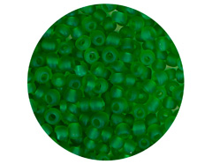 14255 Rocaille de verre ronde glace vert 3 0mm 09gr Tube Innspiro - Article