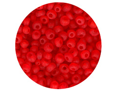14353 Rocaille de verre ronde glace rouge 3 8mm 09gr Tube Innspiro - Article