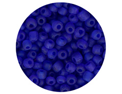 14356 Rocaille de verre ronde glace bleu fort 3 8mm 09gr Tube Innspiro - Article