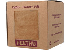 1435 Fieltro de lana naranja Felthu - Ítem