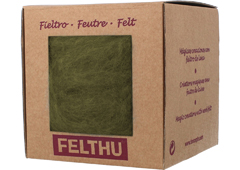 1438 Fieltro de lana verde musgo Felthu - Ítem