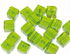 14401 B14401 Z14401 14421 Z14421 14441 Z14441 Cuenta de vidrio cubo transparente verde claro Innspiro - Ítem