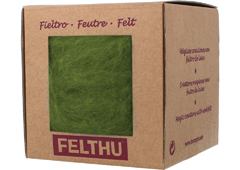 1443 Feutre de laine vert citrique Felthu - Article