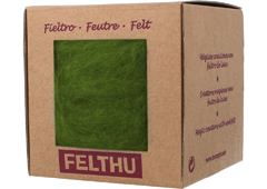 1446 Fieltro de lana verde hierba Felthu - Ítem