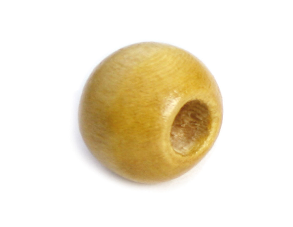 14582 Cuenta madera bola amarillo Innspiro
