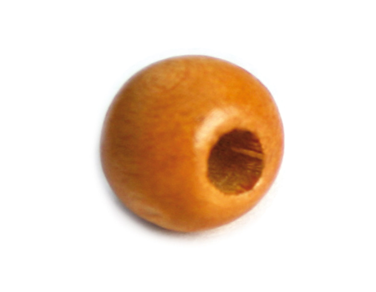 14583 Cuenta madera bola naranja Innspiro