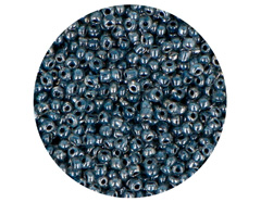 14647 Rocaille de verre ronde couleur interieur noir 2 3mm 09gr Tube Innspiro - Article