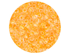 14651 Rocalla de vidrio redonda color interior amarillo 3 0mm 09gr Tubo Innspiro - Ítem