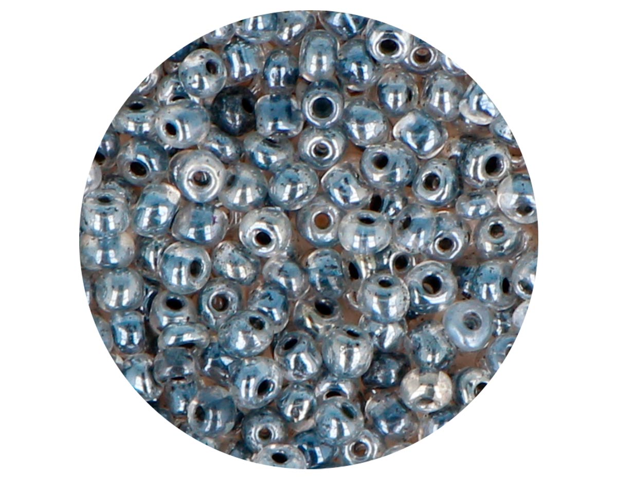 14667 Rocaille de verre ronde couleur interieur noir 3 8mm 09gr Tube Innspiro