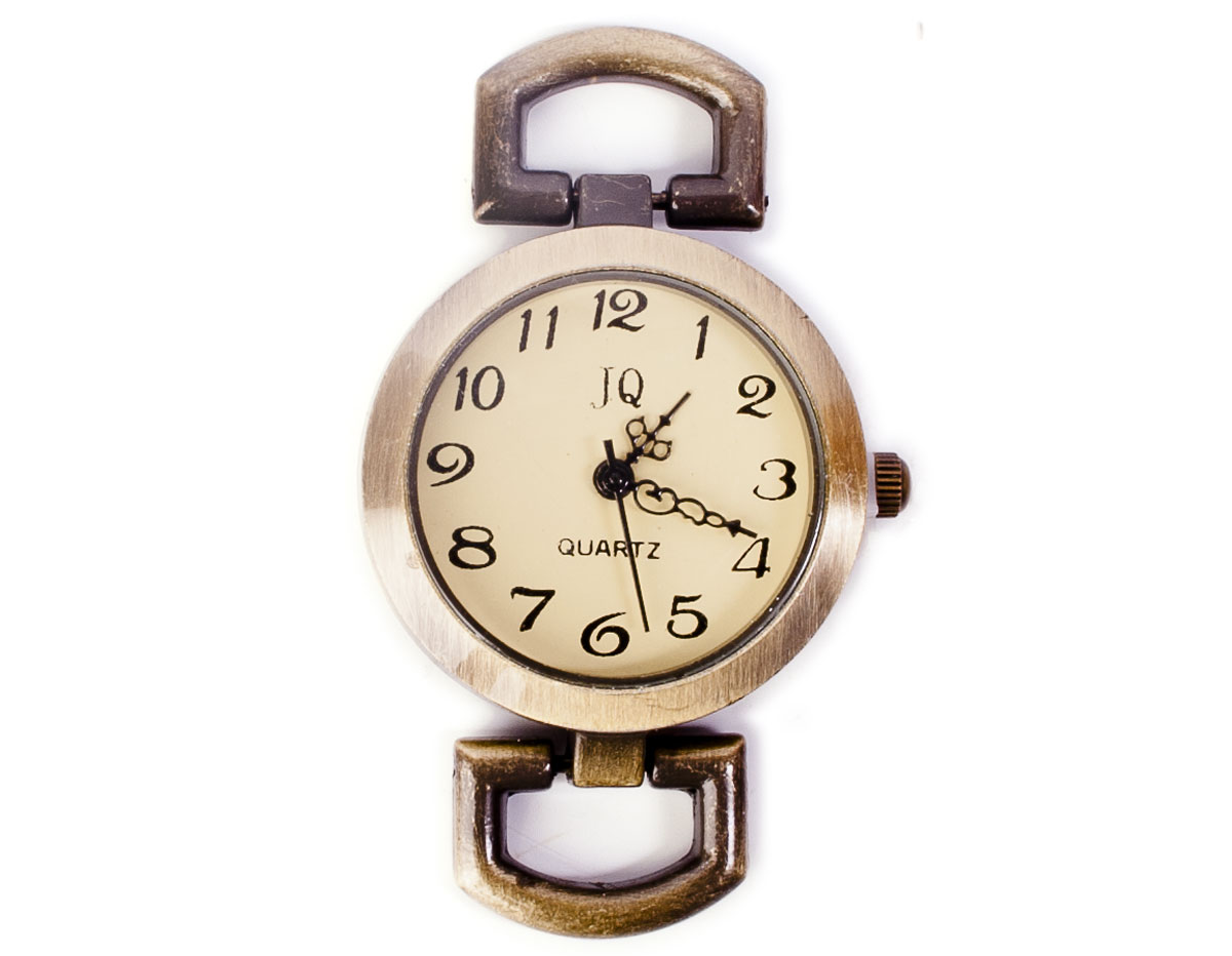 15073-AG Reloj metalico dorado envejecido Innspiro