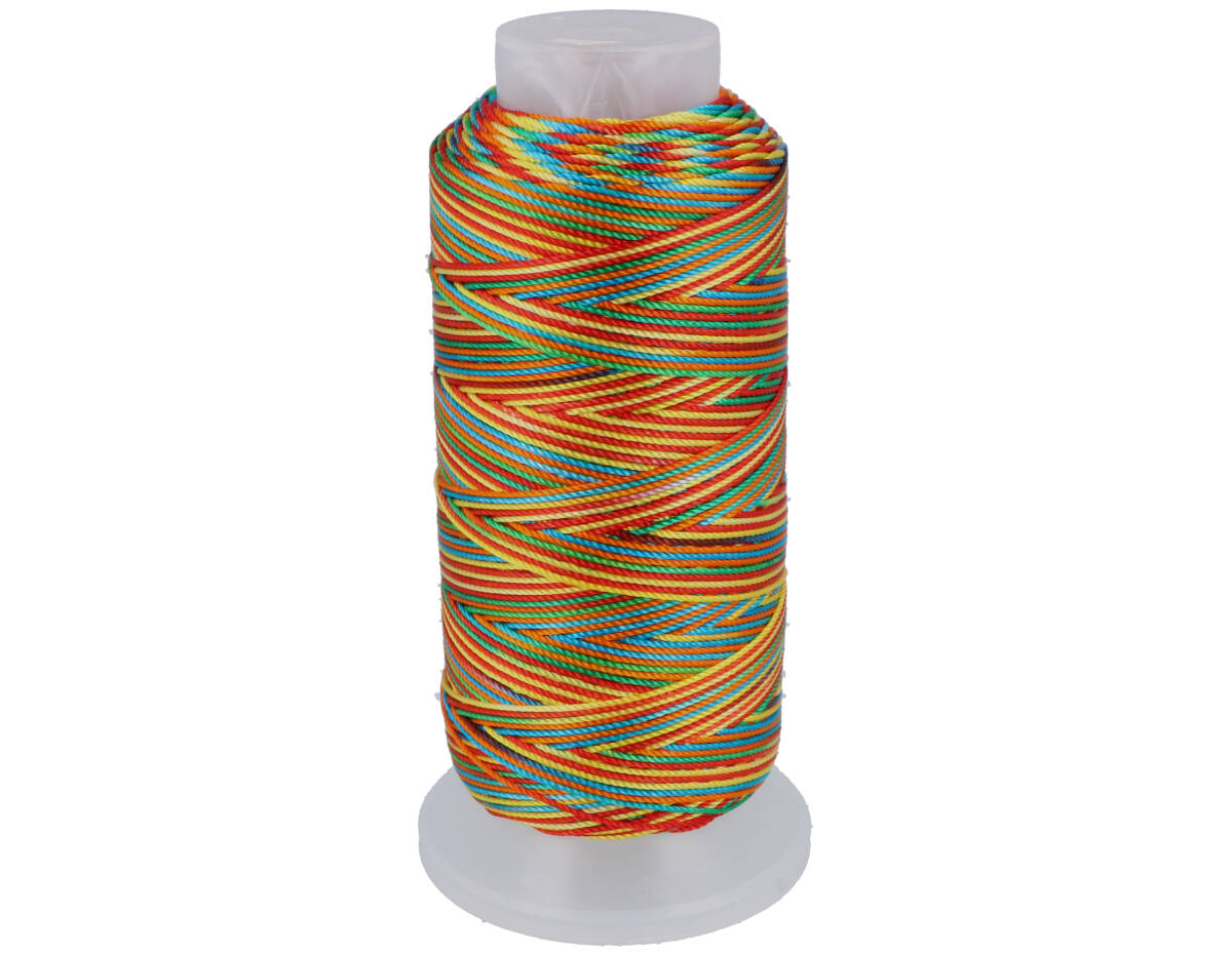 15075 Hilo Algodon y Polyester colores arco iris 1mm 230m Innspiro