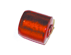 15128 Z15128 Perle en verre cylindre transparent rouge Innspiro - Article