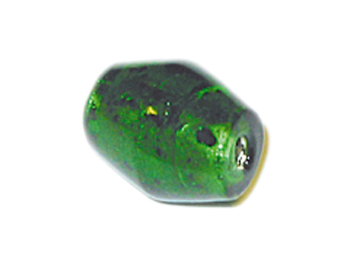 15151 Z15151 Cuenta de vidrio forma transparente verde Innspiro