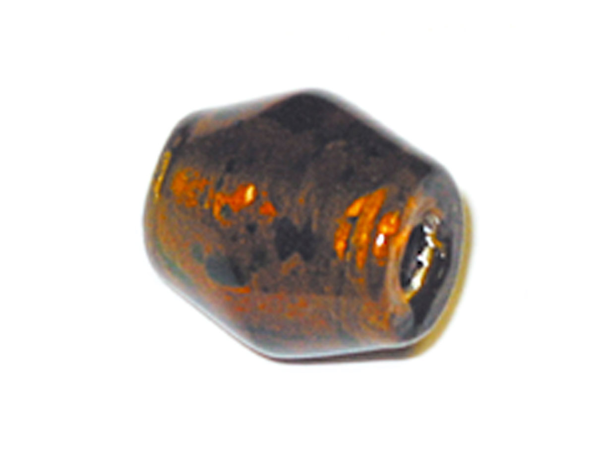 15153 Z15153 Perle en verre forme transparente ambre Innspiro
