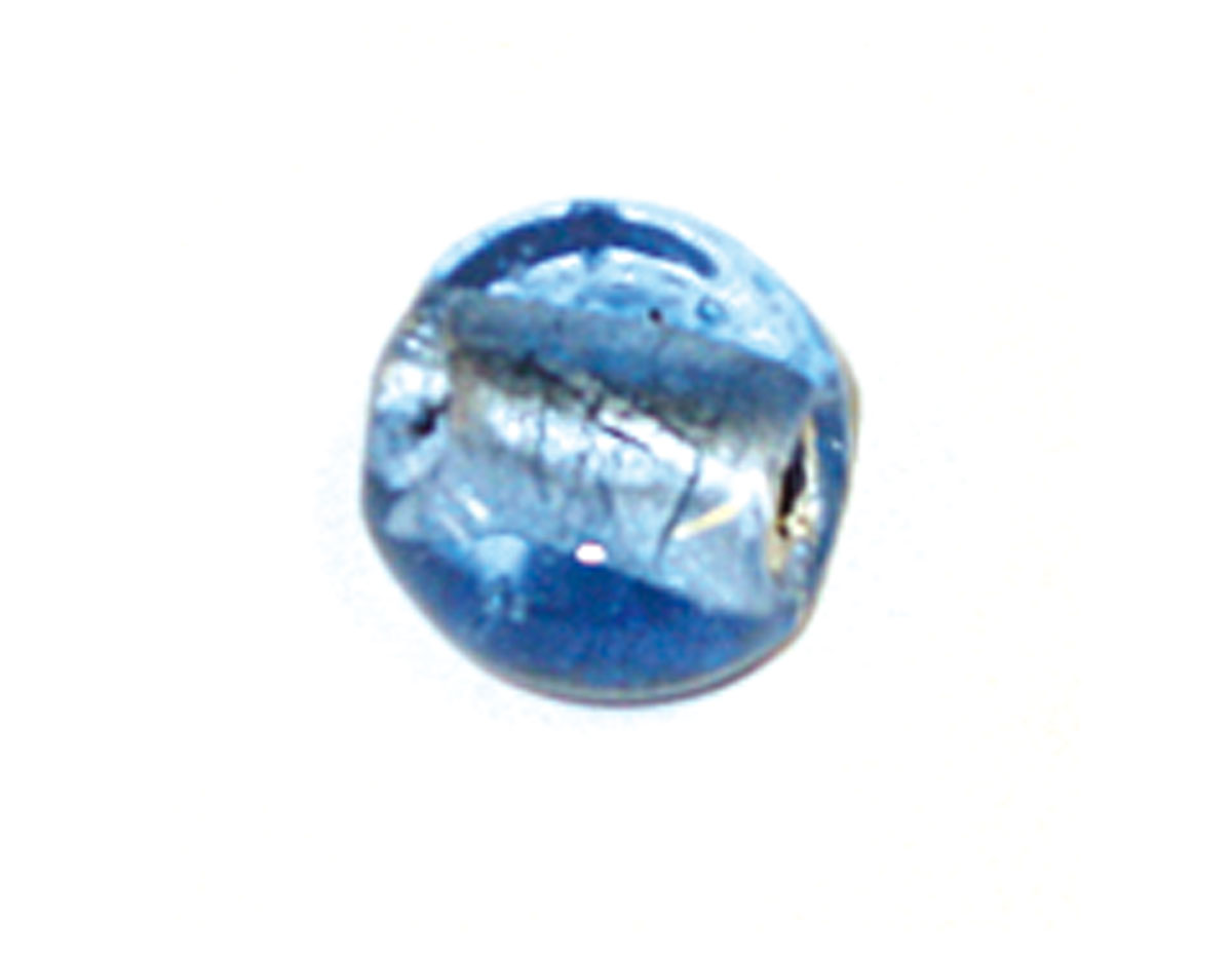 15189 Z15189 Cuenta de vidrio disco transparente azul cielo Innspiro