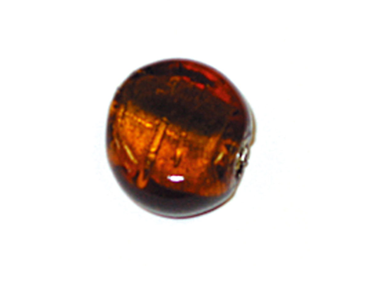 15193 Z15193 Perle en verre disque transparent ambre Innspiro