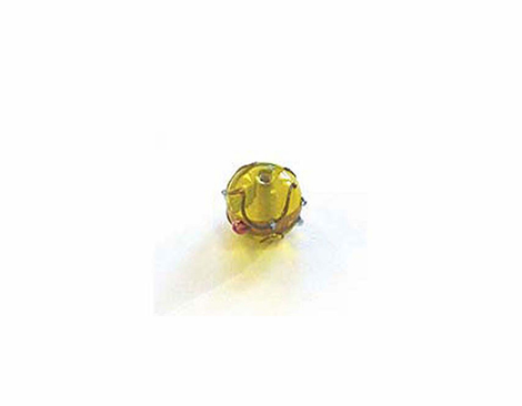 15234 Z15234 15234- Perles verre brillant -Ronde avec relief- Innspiro