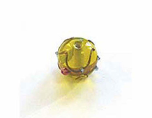 15234 Z15234 15234- Perles verre brillant -Ronde avec relief- Innspiro - Article