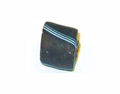 15305 Z15305 15305- Perles verre glace -Cube raye- Innspiro