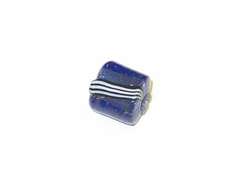 15309 Z15309 15309- Perles verre brillant -Cube raye- Innspiro