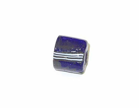 15310 Z15310 15310- Perles verre brillant -Cube raye- Innspiro