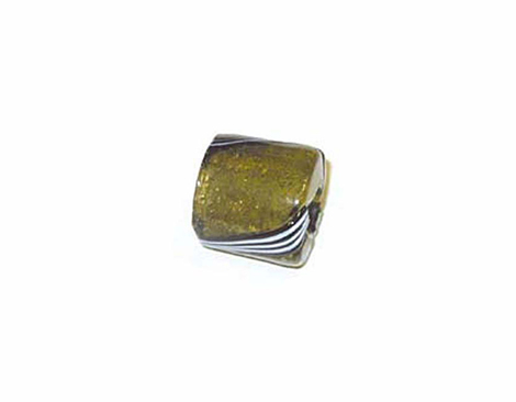 15312 Z15312 15312- Perles verre brillant -Cube raye- Innspiro