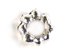 15450 Z15450 Perle metallique zamak fleur argentee Innspiro - Article