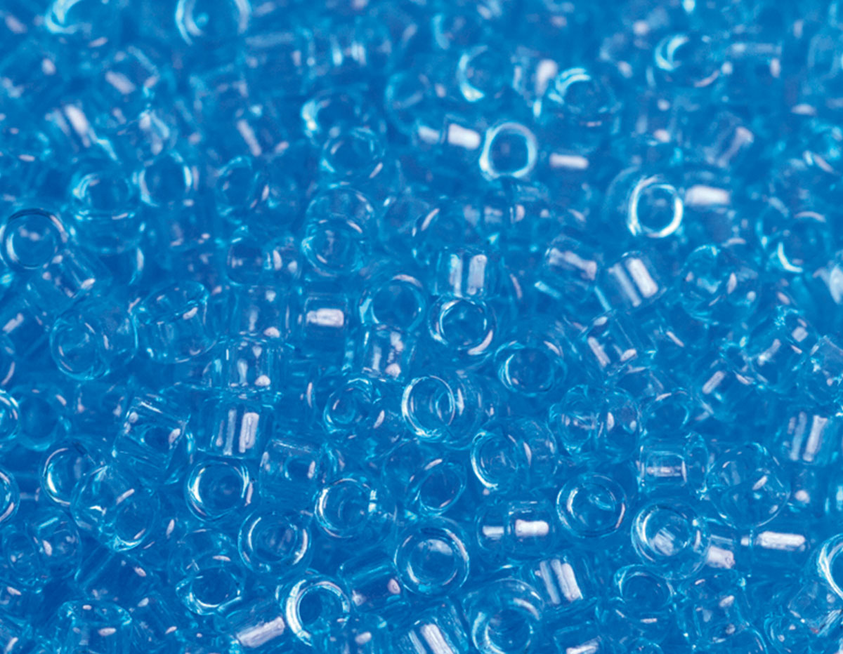 Z156003 156003 Z155003 155003 Perles japonaises cylindre Treasure transparent bleu Toho