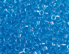 Z156003 156003 Z155003 155003 Perles japonaises cylindre Treasure transparent bleu Toho - Article