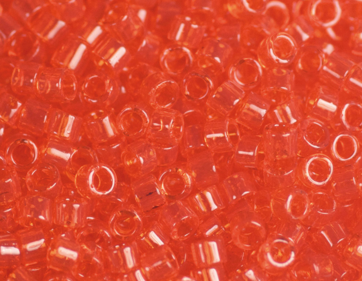 Z156005 156005 Z155005 155005 Perles japonaises cylindre Treasure transparent rouge Toho