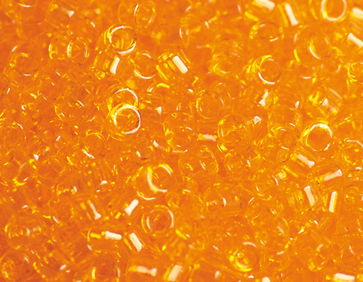 156010 Z155010 Z156010 155010 Perles japonaises cylindre Treasure transparent orange Toho