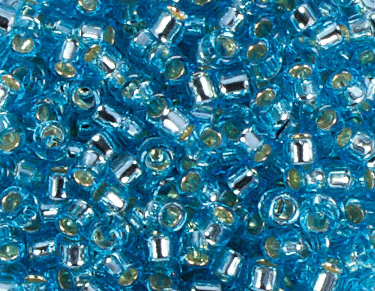 Z156023 156023 Z155023 155023 Cuentas japonesas cilindro Treasure plateado azul Toho