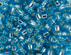Z156023 156023 Z155023 155023 Cuentas japonesas cilindro Treasure plateado azul Toho - Ítem