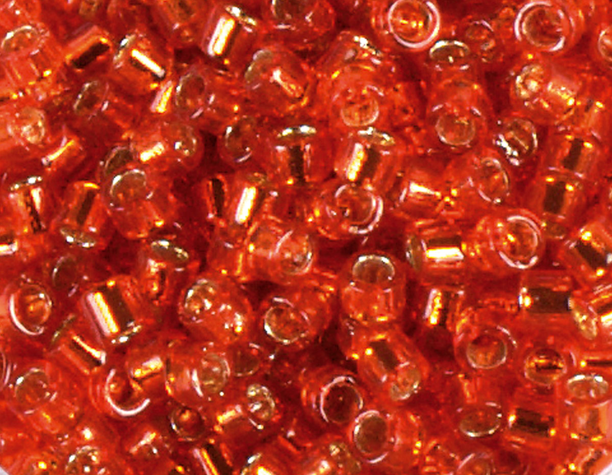 Z156025 156025 Z155025 155025 Perles japonaises cylindre Treasure argente rouge Toho