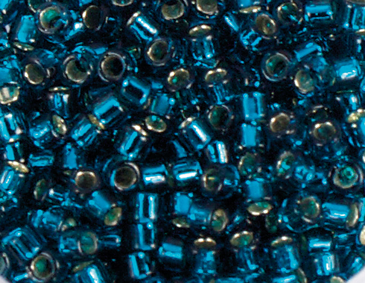 Z156027BD 156027BD Z155027BD 155027BD Perles japonaises cylindre Treasure argente bleu turquoise Toho