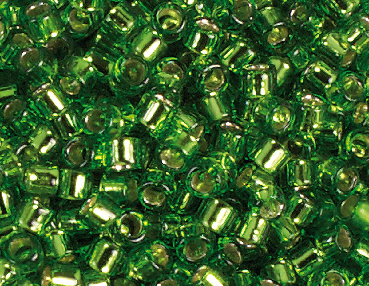 Z156027 156027 Z155027 155027 Perles japonaises cylindre Treasure argente vert Toho