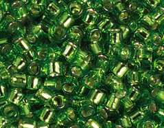 Z156027 156027 Z155027 155027 Perles japonaises cylindre Treasure argente vert Toho - Article