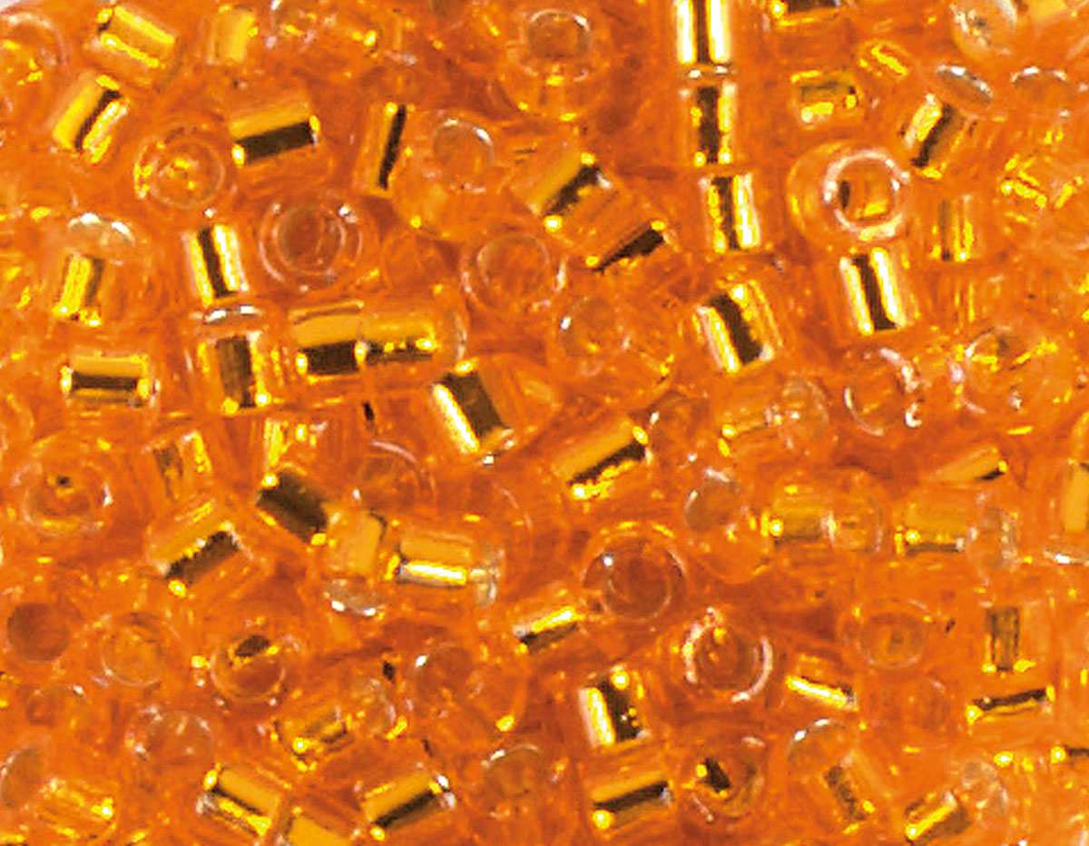 Z156030 156030 Z155030 155030 Perles japonaises cylindre Treasure argente orange Toho