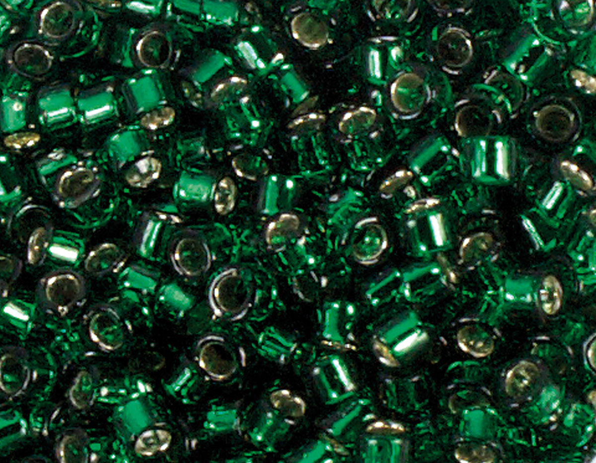 Z156036 156036 Z155036 155036 Perles japonaises cylindre Treasure argente vert Toho