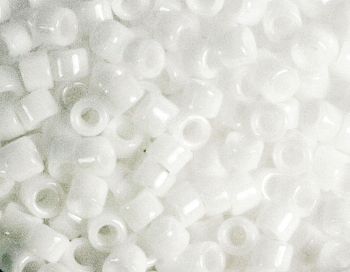 Z156041 156041 Z155041 155041 Perles japonaises cylindre Treasure opaque blanc Toho