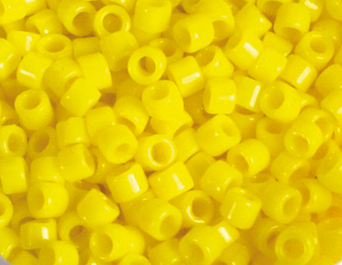 Z156042 156042 Z155042 155042 Perles japonaises cylindre Treasure opaque jaune Toho