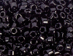 Z156049 156049 Z155049 155049 Cuentas japonesas cilindro Treasure opaco negro Toho - Ítem