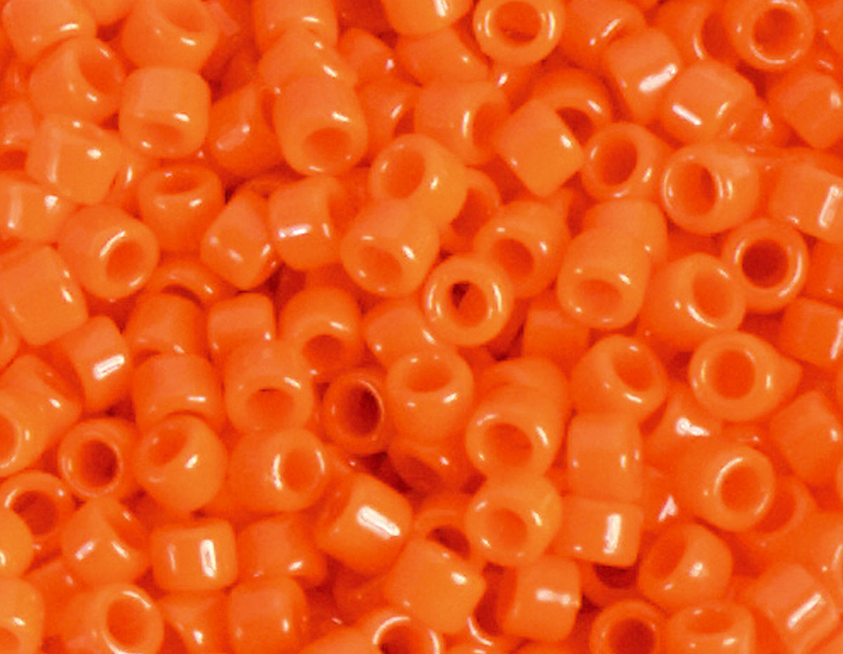 Z156050 156050 Z155050 155050 Perles japonaises cylindre Treasure opaque orange Toho