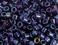 Z156082 156082 Z155082 155082 Perles japonaises cylindre Treasure metallique bleu multi couleur Toho - Article