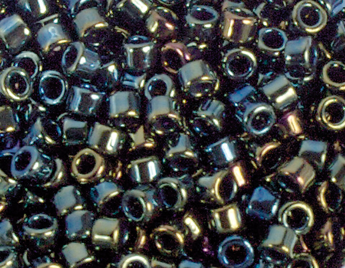 Z156084 156084 Z155084 155084 Perles japonaises cylindre Treasure metallique vert Toho