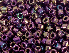 Z156085 156085 Z155085 155085 Cuentas japonesas cilindro Treasure metalico lila Toho - Ítem
