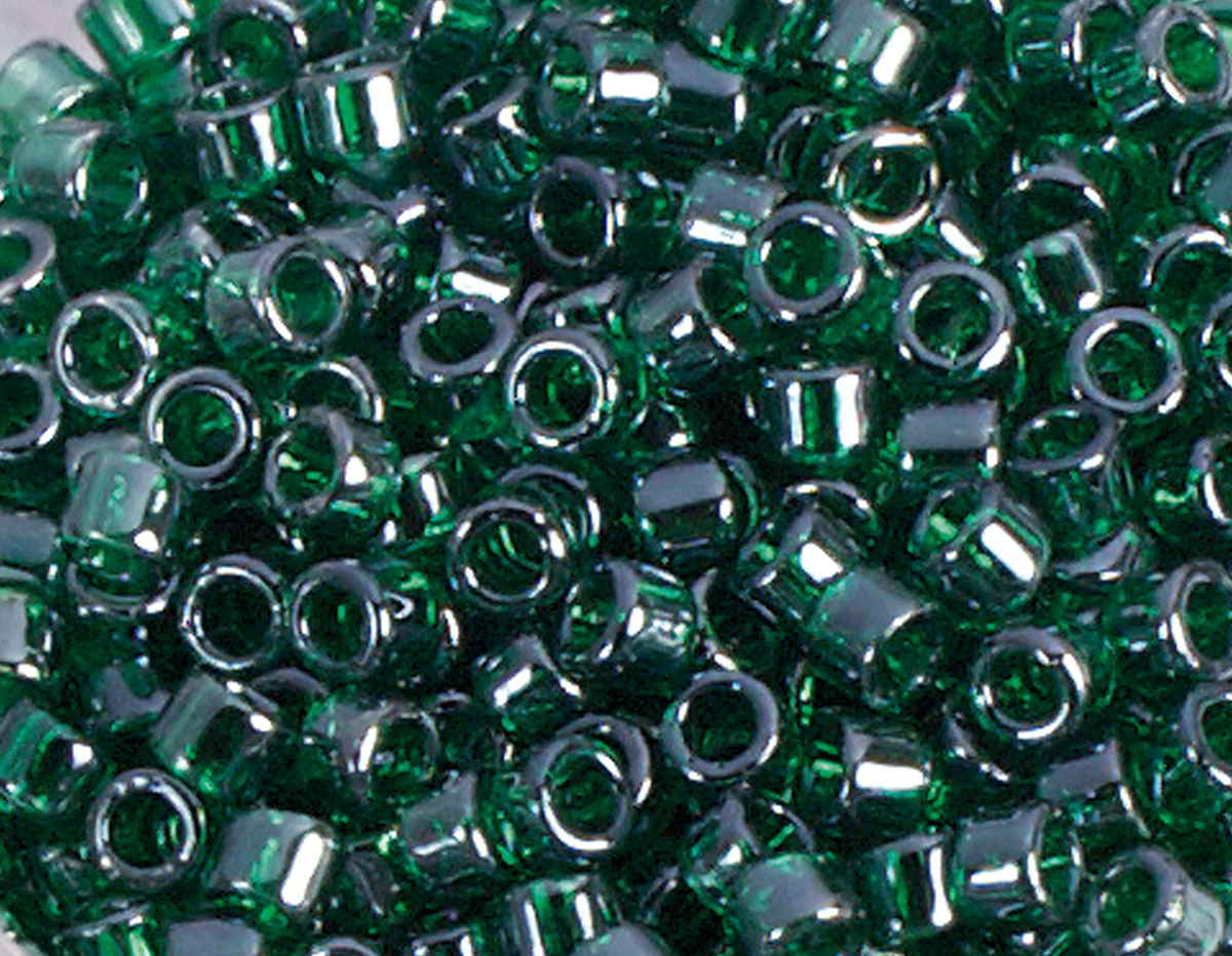 Z156118 156118 Z155118 155118 Perles japonaises cylindre Treasure brillant vert Toho