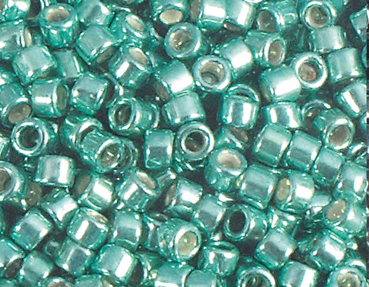 Z156561 156561 Z155561 155561 Perles japonaises cylindre Treasure galvanise vert Toho