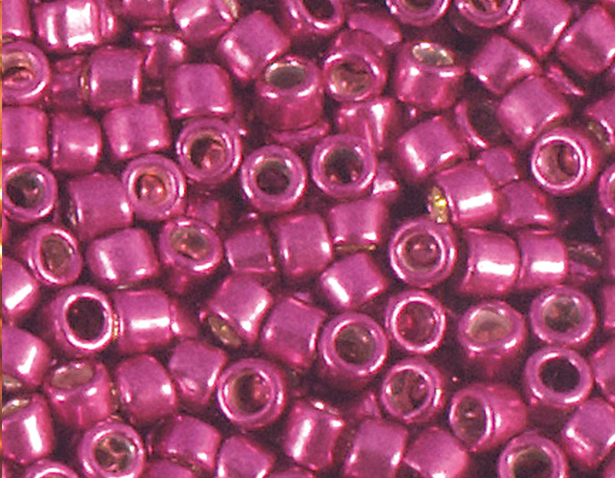 Z156563 156563 Z155563 155563 Perles japonaises cylindre Treasure galvanise fuchsia Toho