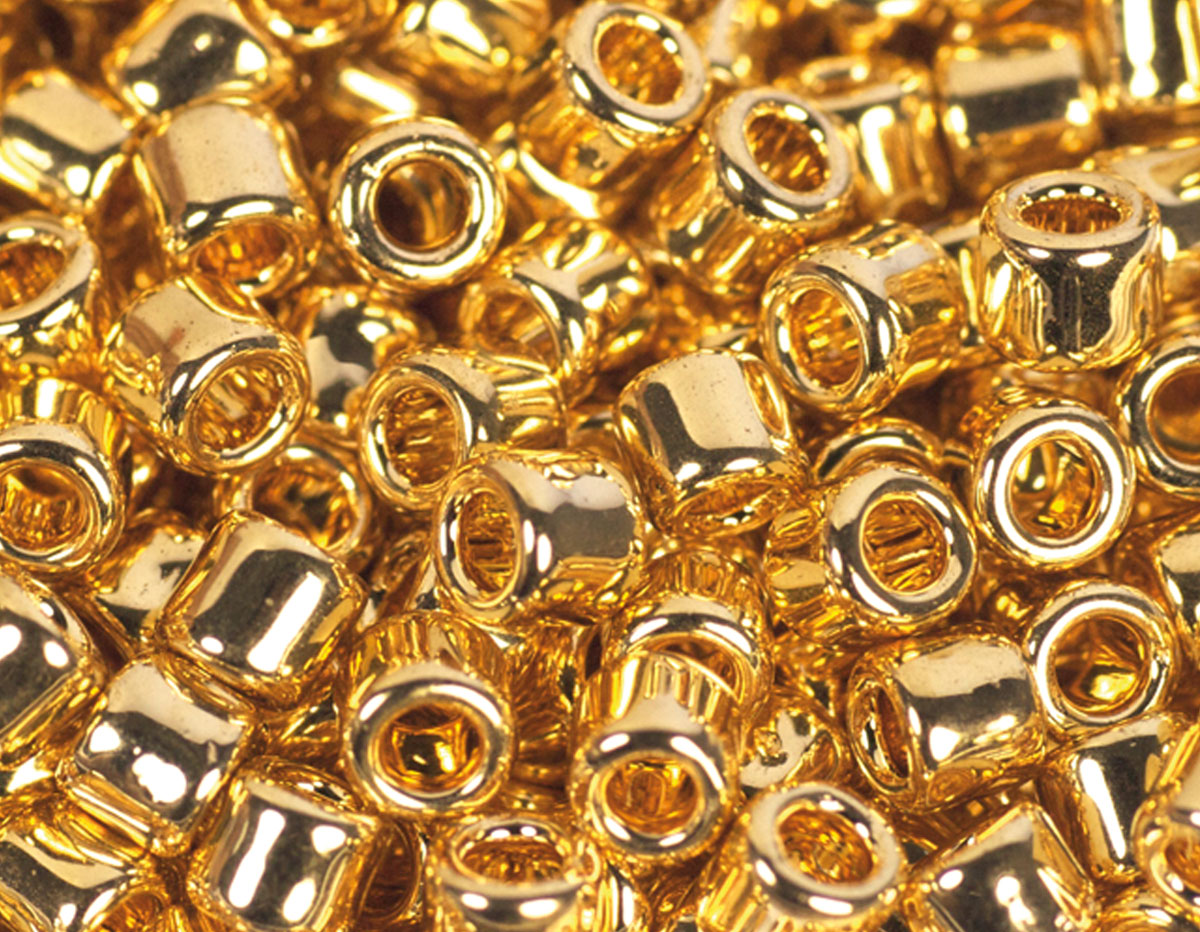 Z156715 156715 Z155715 155715 Cuentas japonesas cilindro Treasure autentico oro brillante Toho